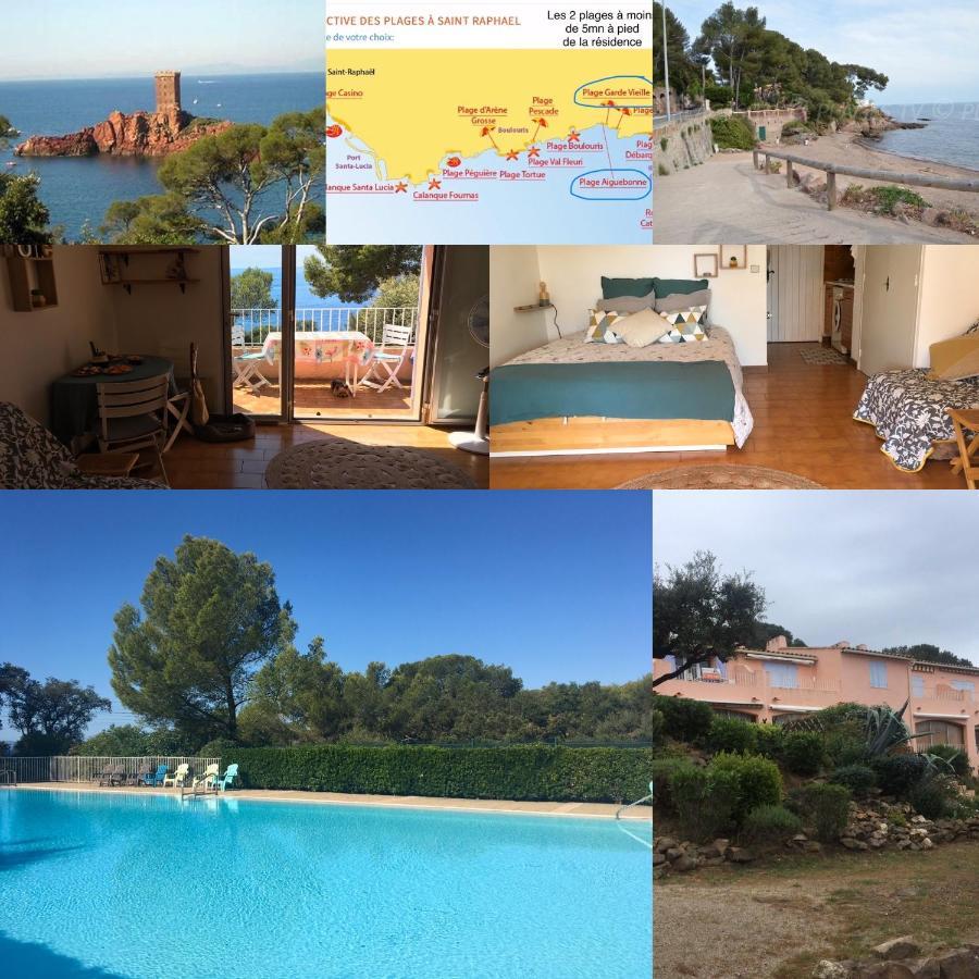 Apartmán Boulouris Panorama Vue Mer Saint-Raphaël Exteriér fotografie